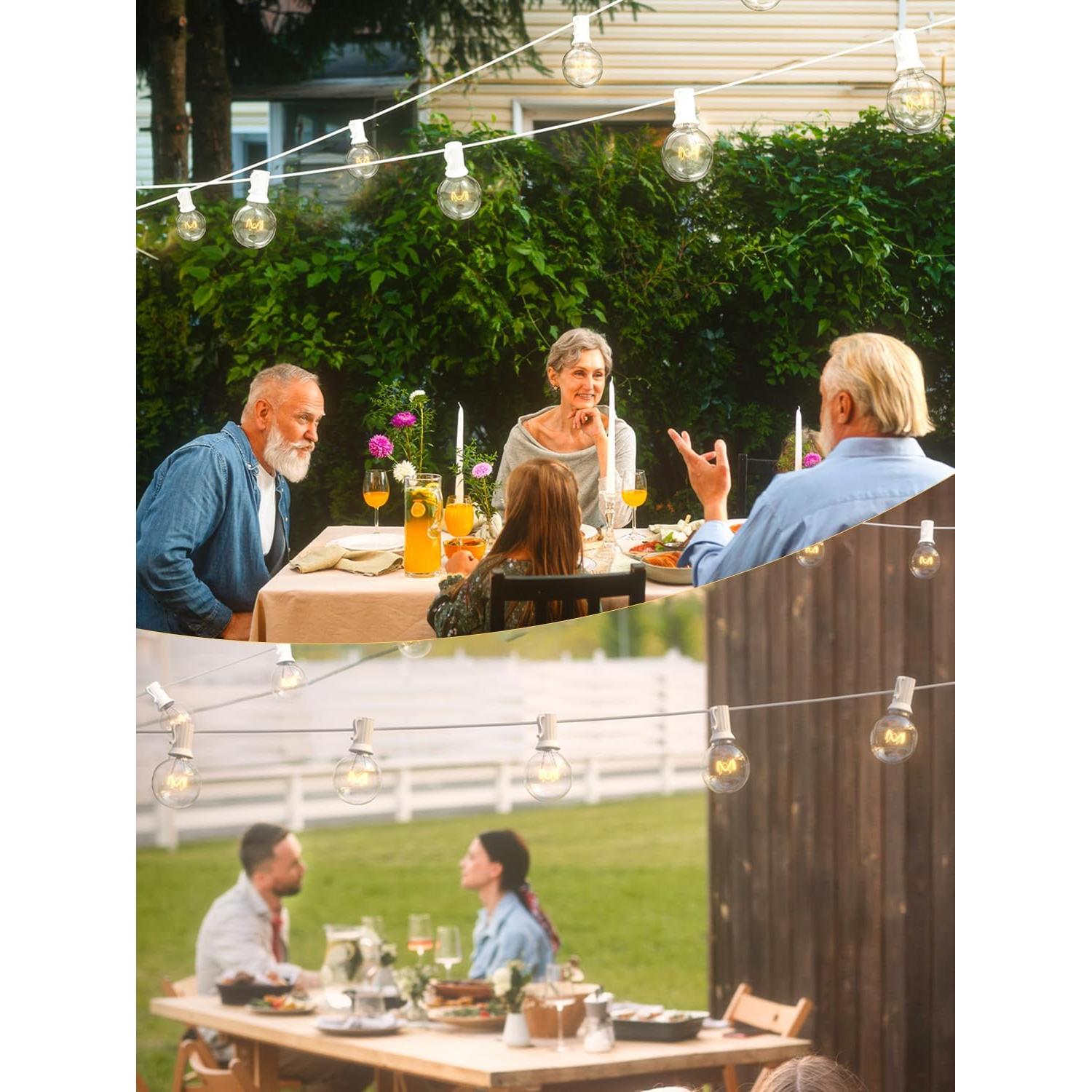 Bombillas Globo G40 Sunsgne 5W E12 C7 Paquete de 25