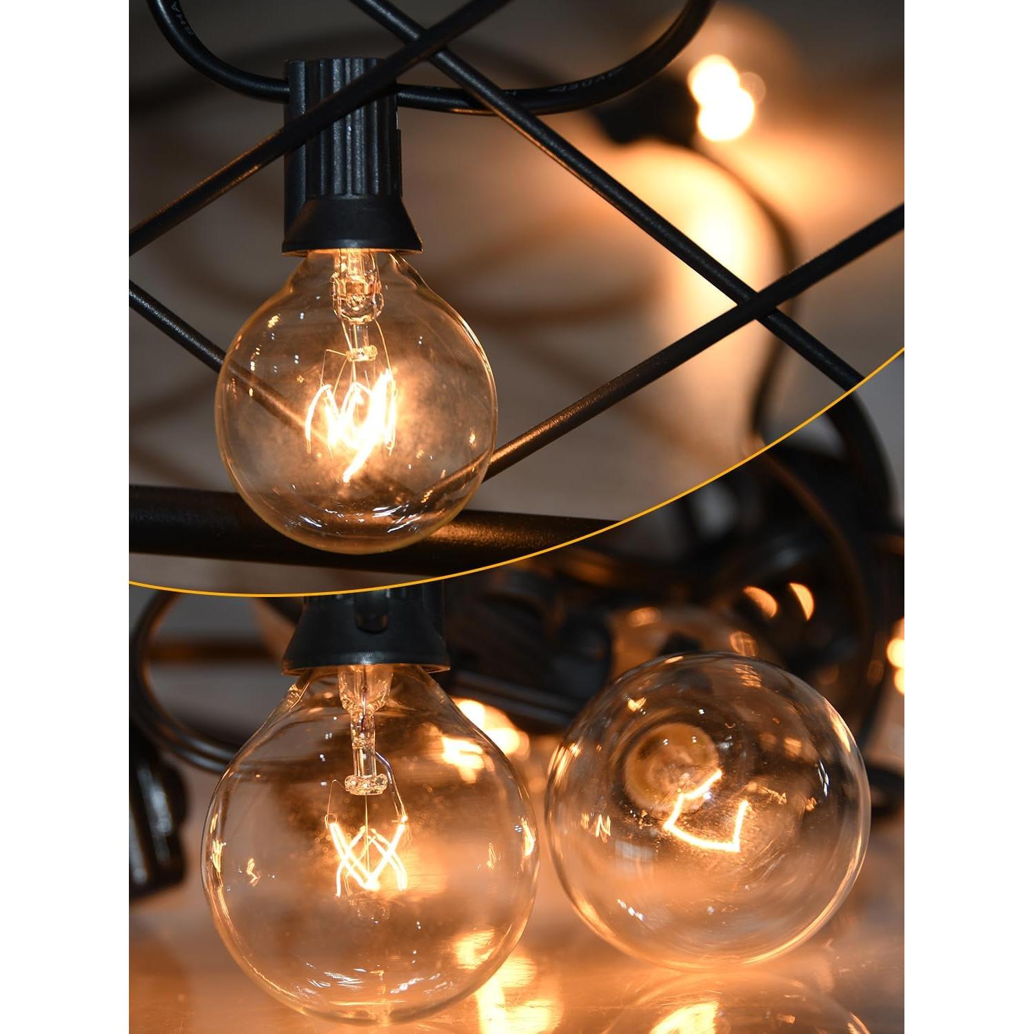 Bombillas Globo G40 Sunsgne 5W E12 C7 Paquete de 25