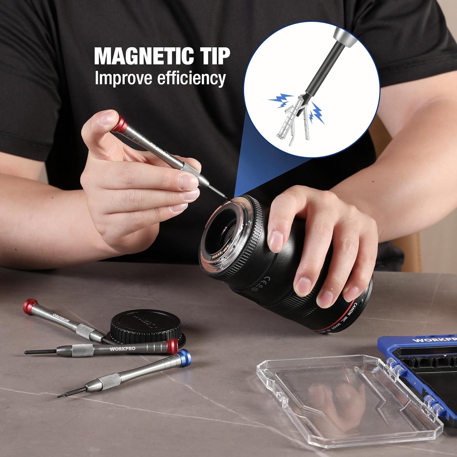 Set de Destornilladores Magnéticos WORKPRO 6 Piezas S2