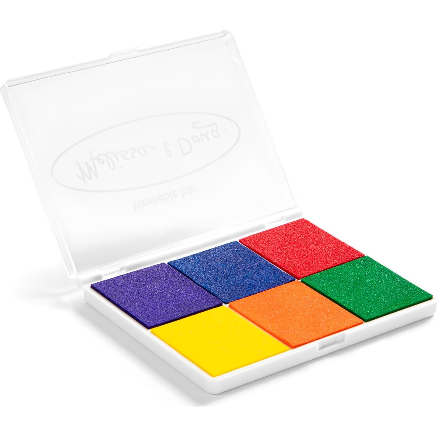 Almohadilla de Sellos Arcoíris Melissa & Doug - 6 Tintas Lavables