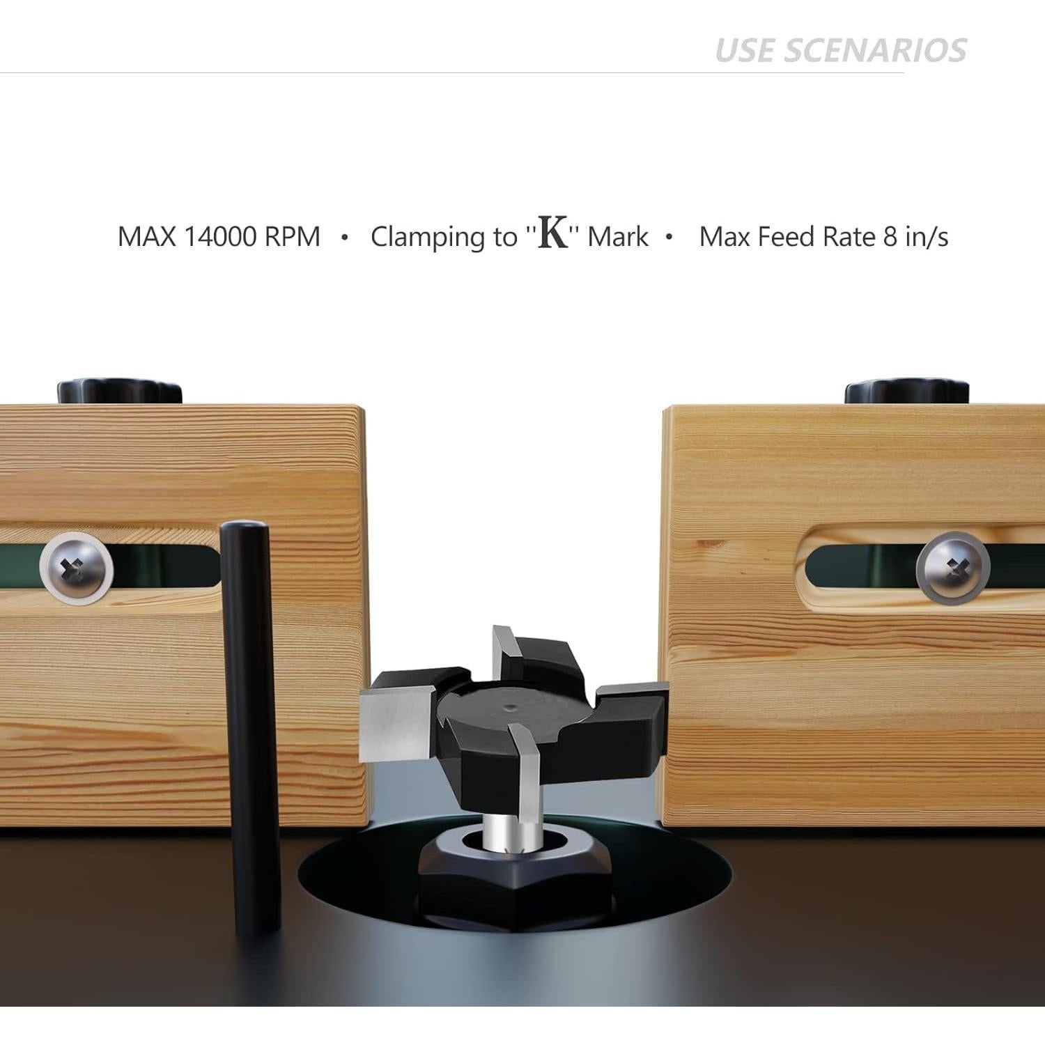 Fresa de Superficie CNC CSOOM 3PCS 12.7mm Eje 50.8mm Diámetro