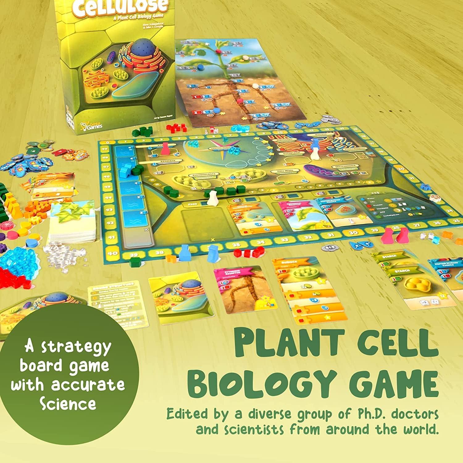 Juego de Mesa Celulosa Genius Games - Biología Celular y Estrategia