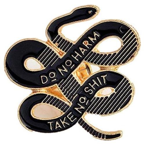 Insignia de Serpiente Bohemia Janedream para Mujeres 3.1cm
