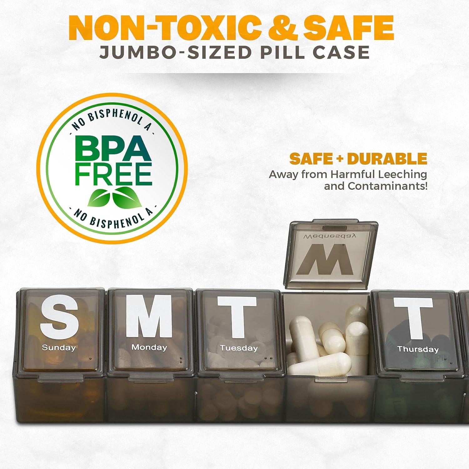 Organizador Semanal de Pastillas MEDca - Extra Grande 7 Días