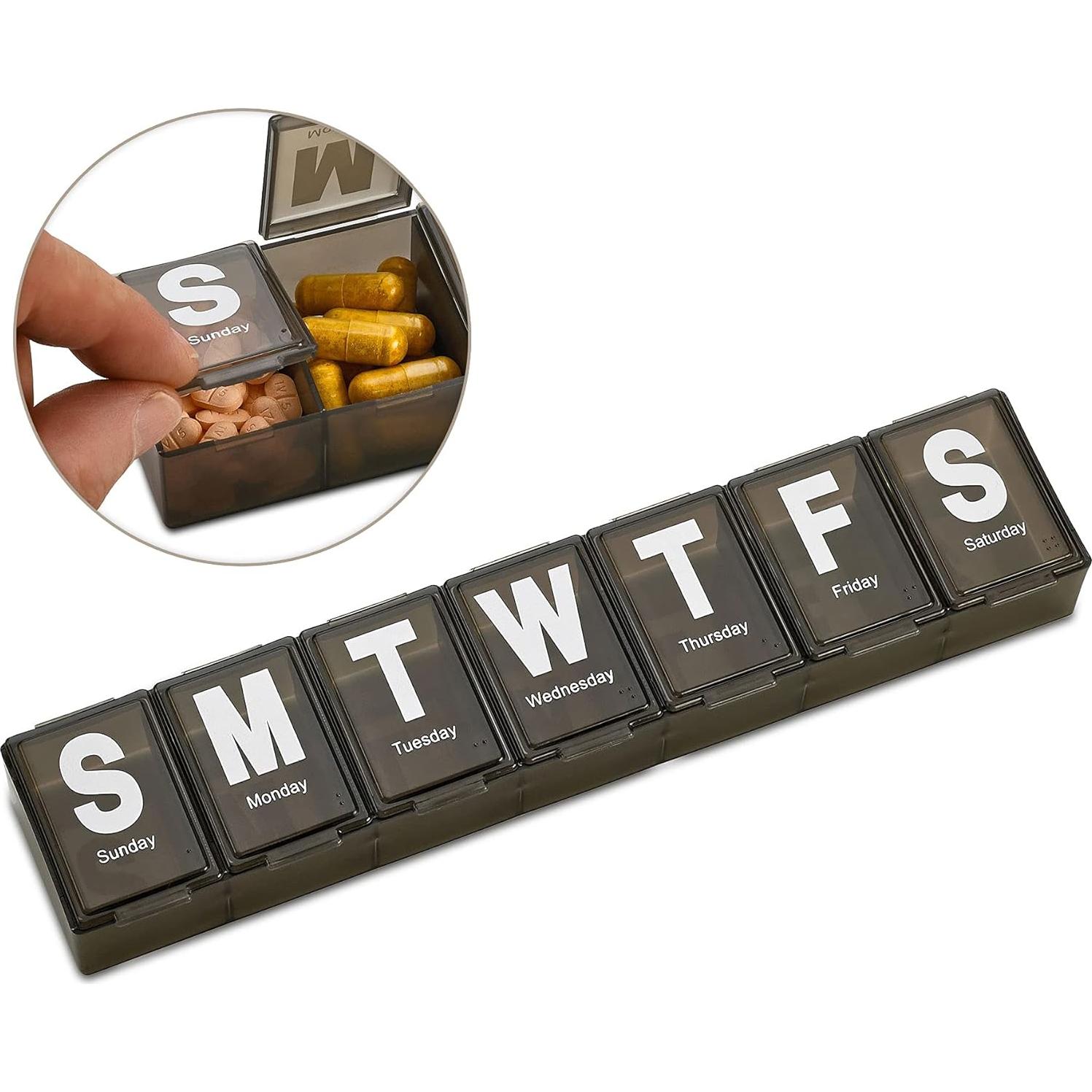 Organizador Semanal de Pastillas MEDca - Extra Grande 7 Días