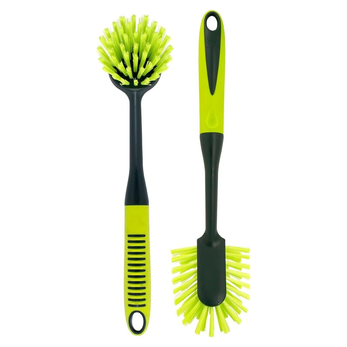 Juego de 2 Cepillos de Limpieza Pine-Sol - Mango Largo y Cerdas Fuertes