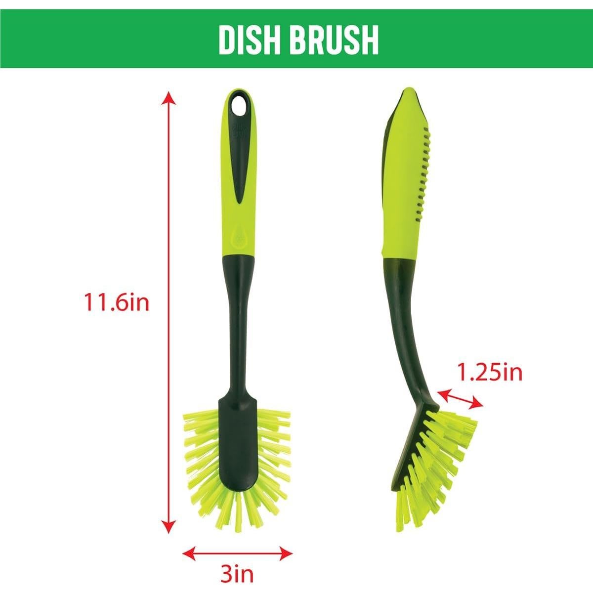 Juego de 2 Cepillos de Limpieza Pine-Sol - Mango Largo y Cerdas Fuertes