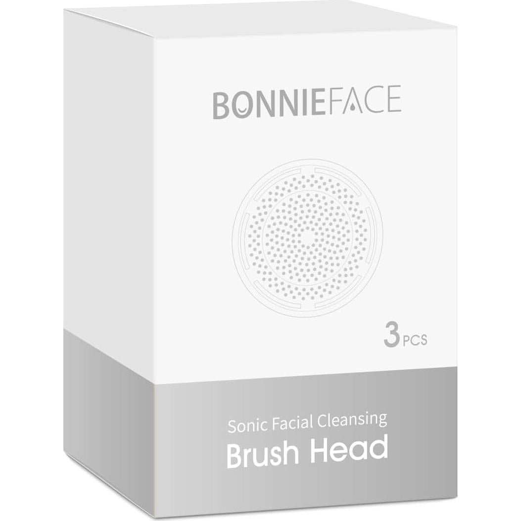 Cabezas de cepillo de limpieza facial Bonnieface BF-1119 - 3 unidades cerdas suaves