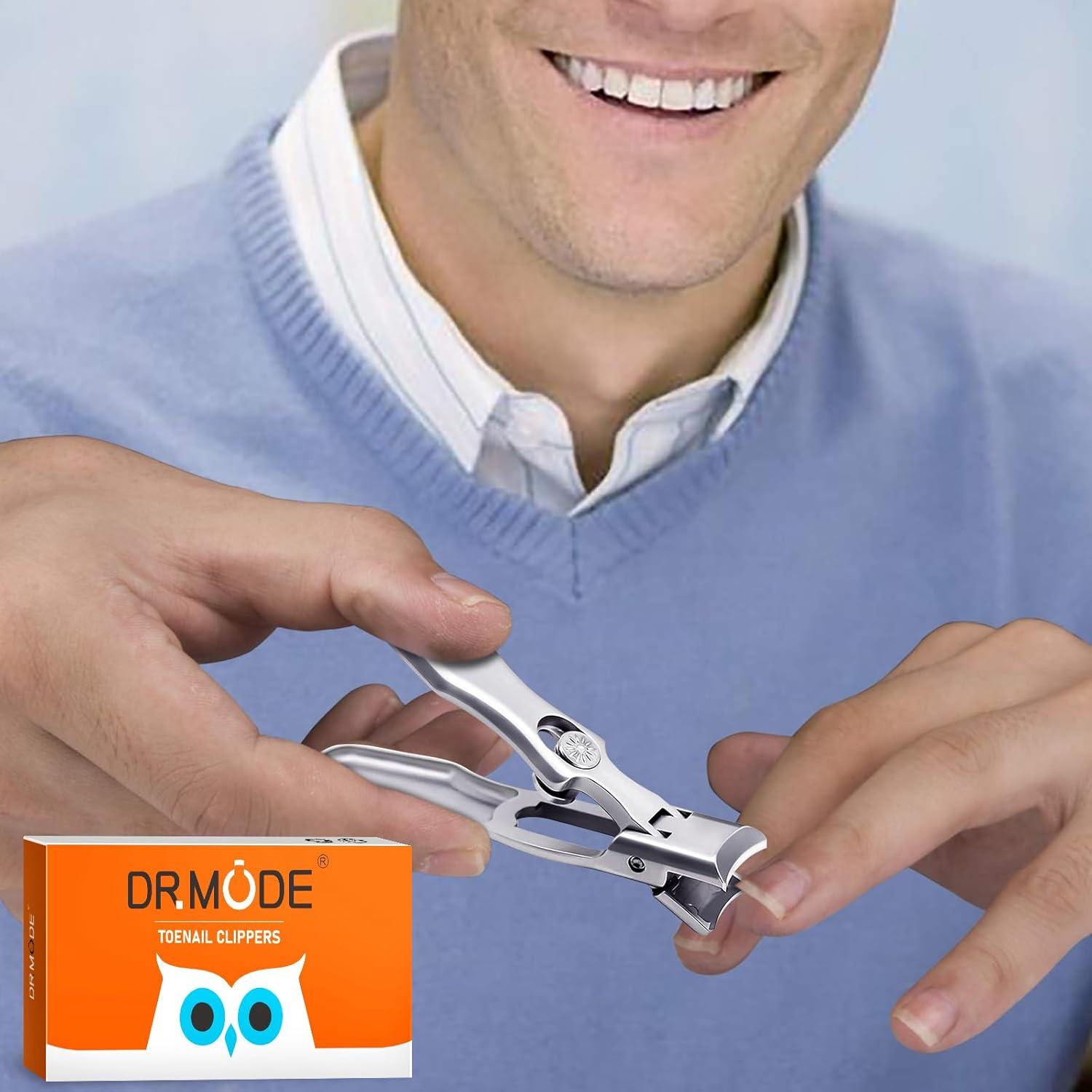 Cortauñas DRMODE con Recogedor y Mango Largo para Uñas Gruesas