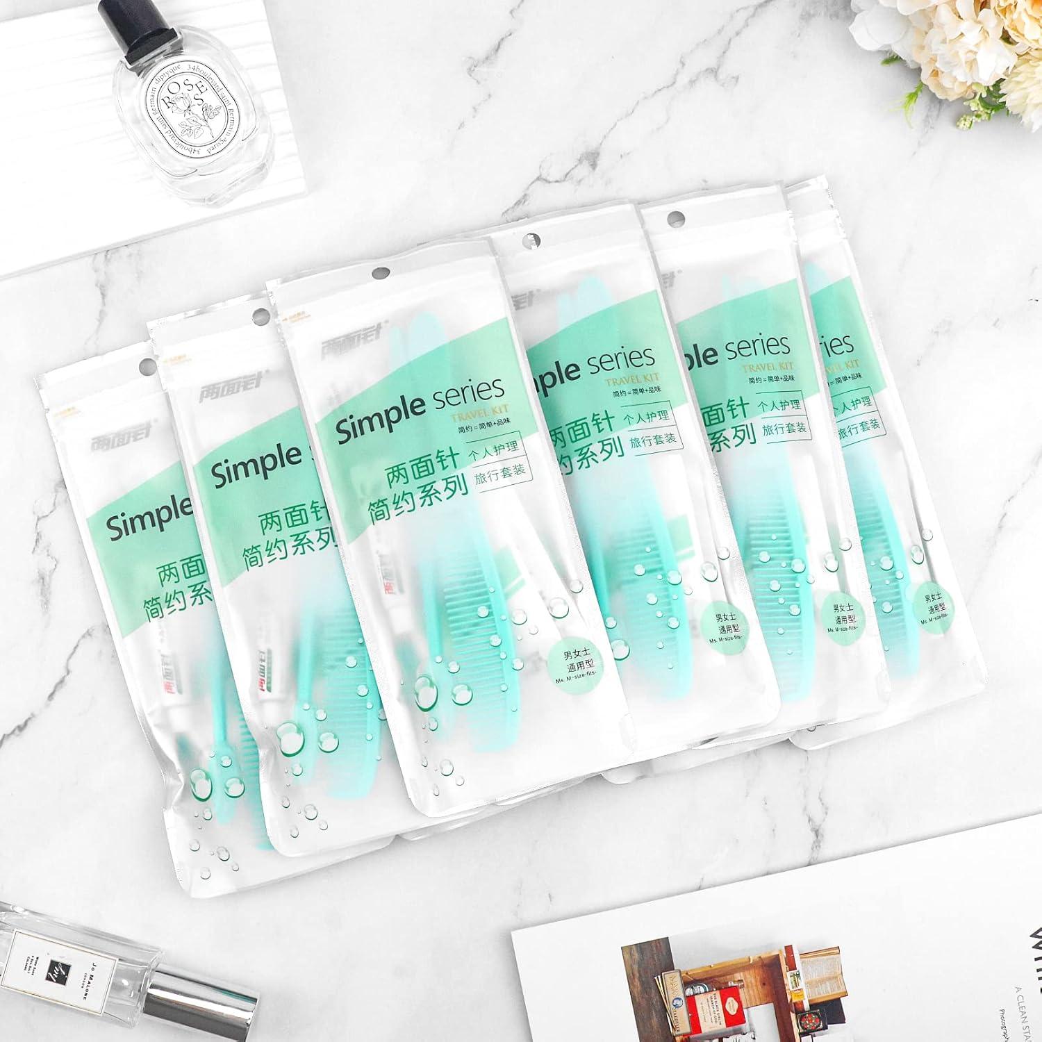 Kit de Higiene de Viaje LLHQAMT - 12 Piezas, Empaque Individual