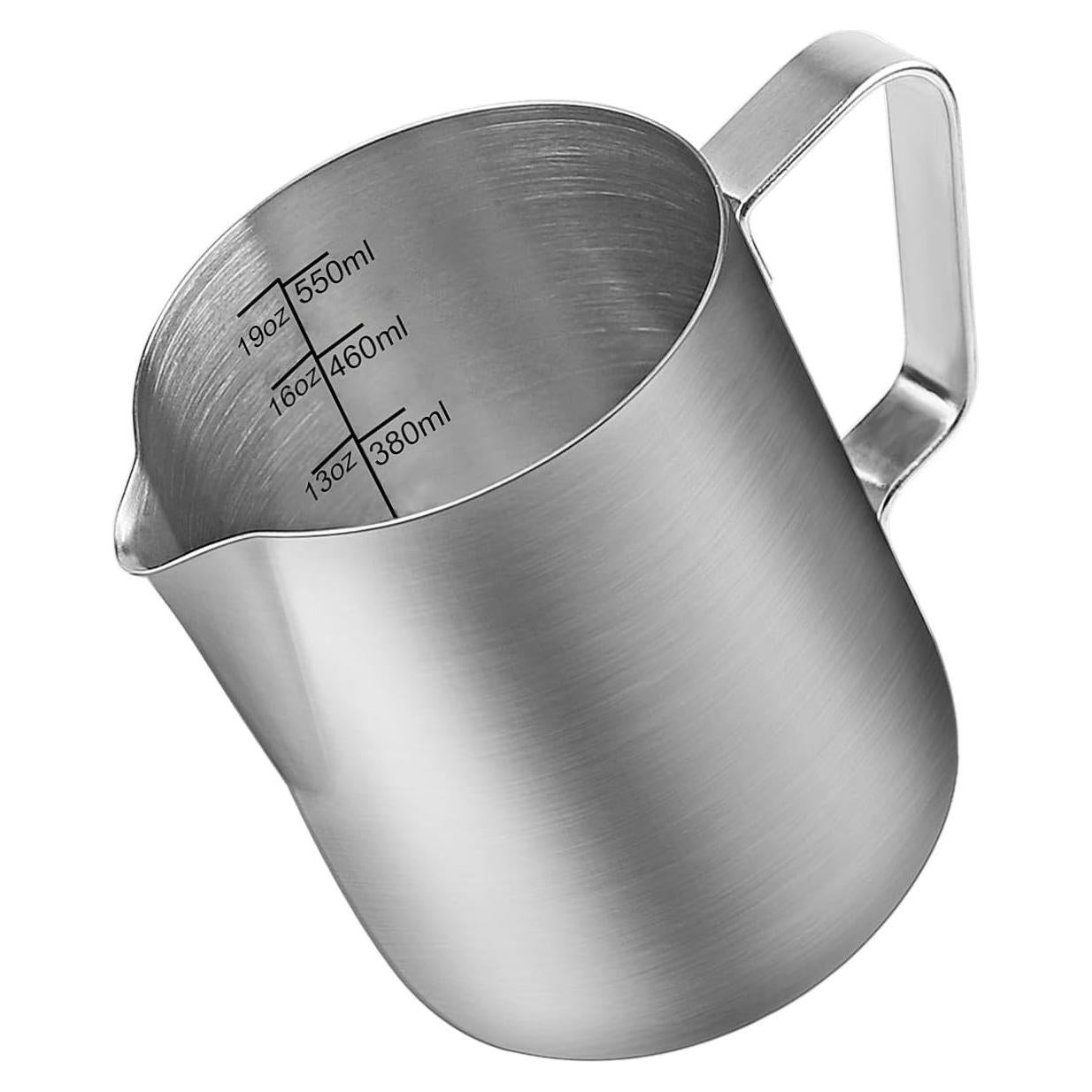 Jarra de Espuma de Leche ENLOY 600ml Acero Inoxidable con Escala