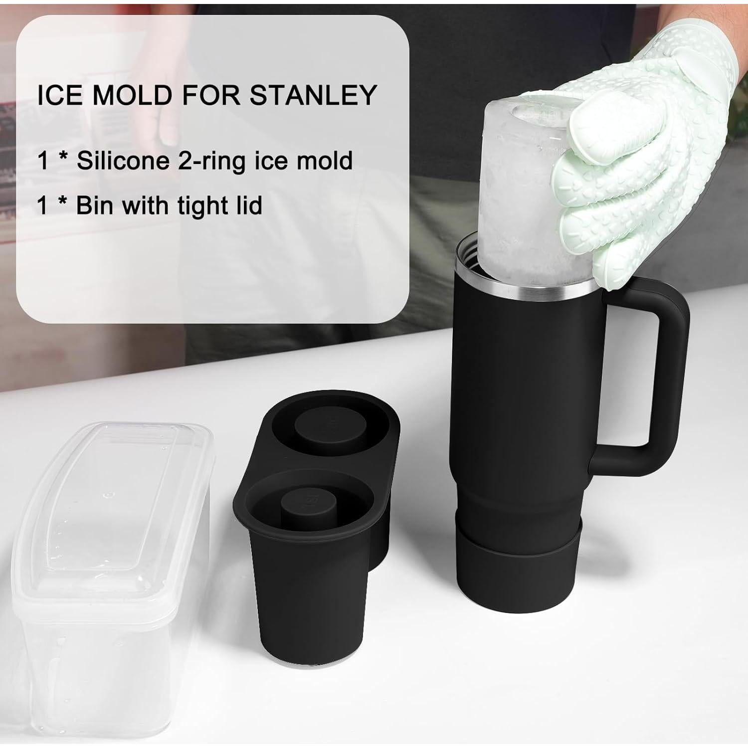 Molde de Hielo Cilíndrico Pneatdez para Stanley Cup 30oz