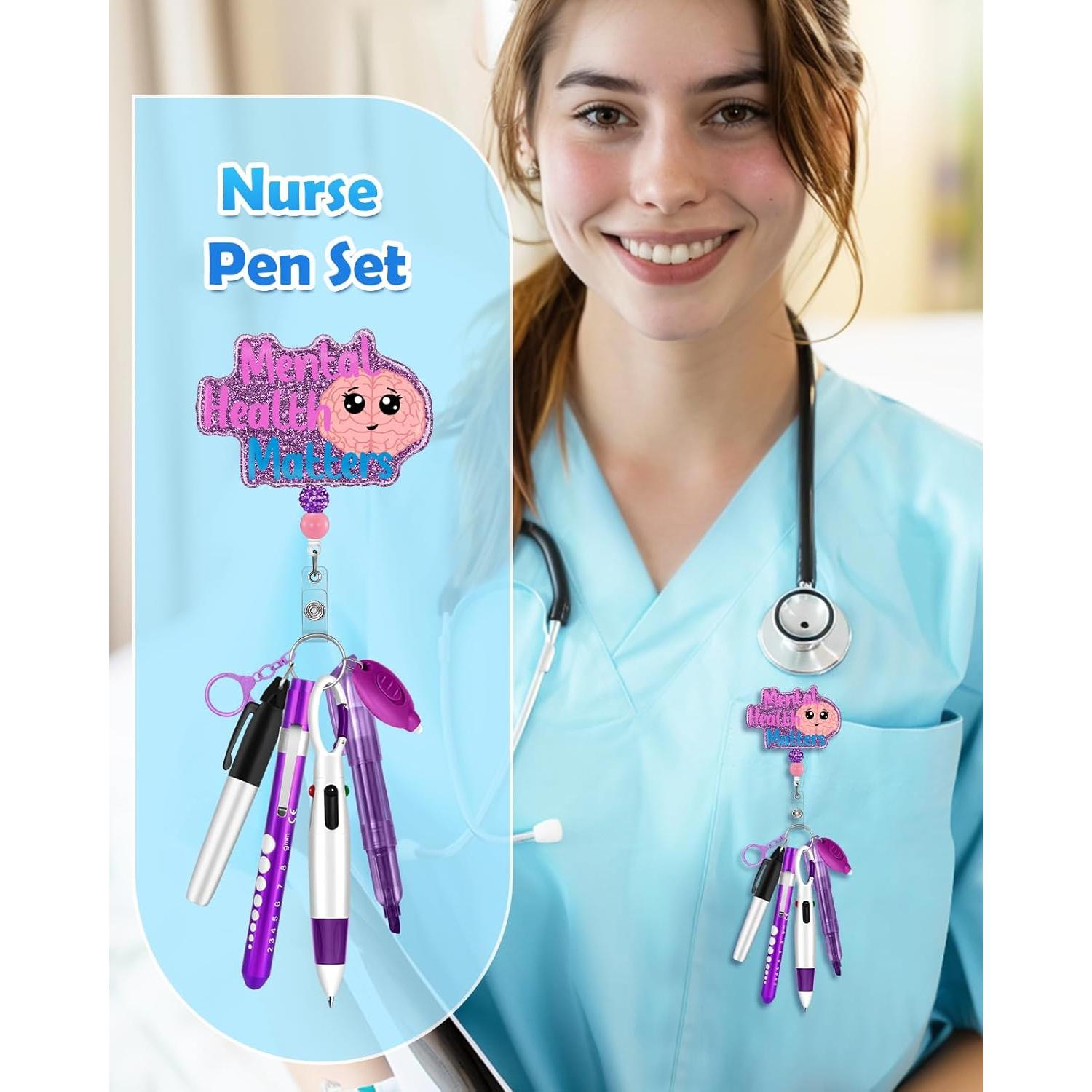 Conjunto de bolígrafos Plifal para enfermeras - 4 piezas