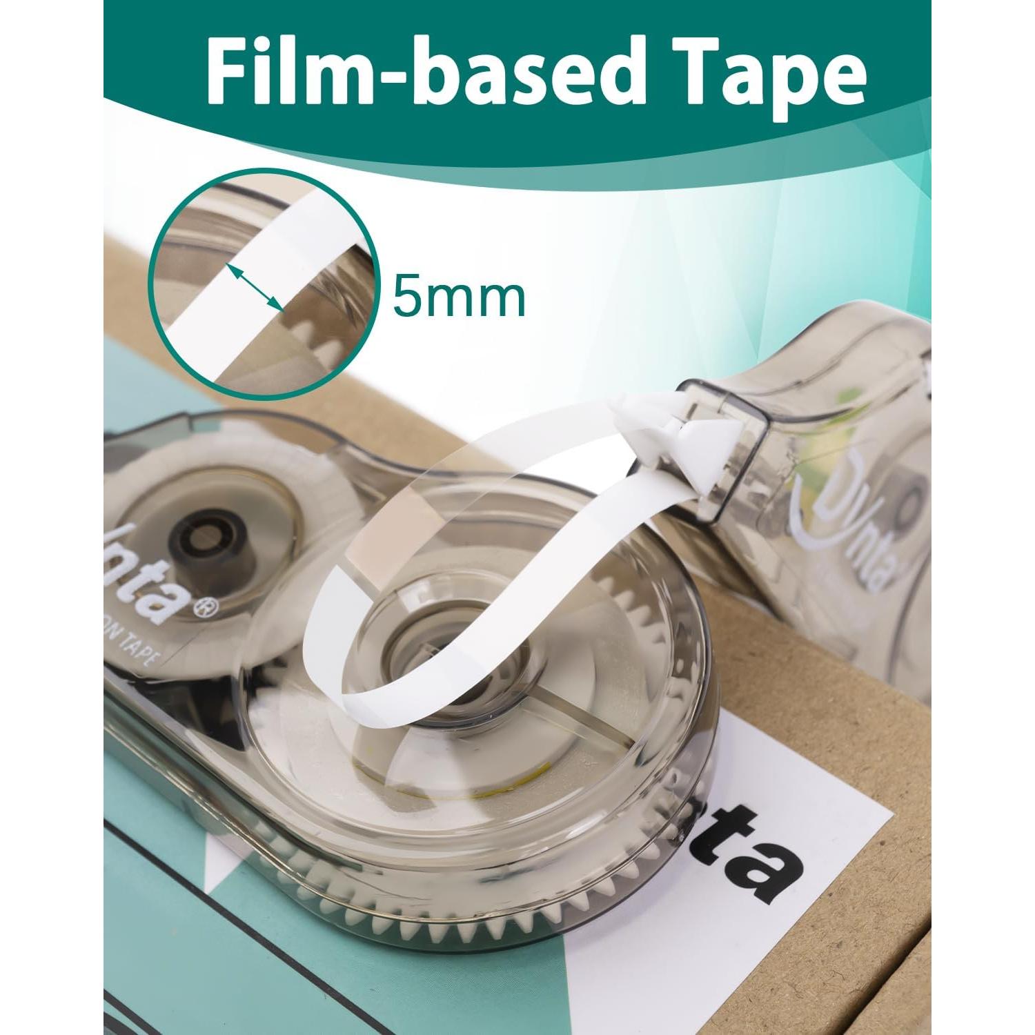 Cinta Correctora Dynta 28 Piezas 5mm x 10m Dispensador Ergonómico