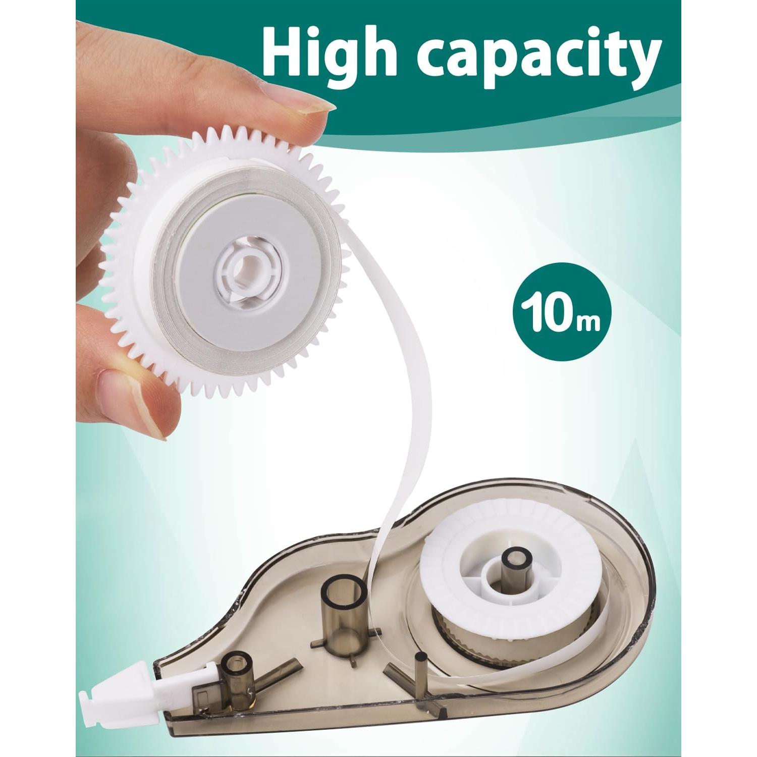 Cinta Correctora Dynta 28 Piezas 5mm x 10m Dispensador Ergonómico