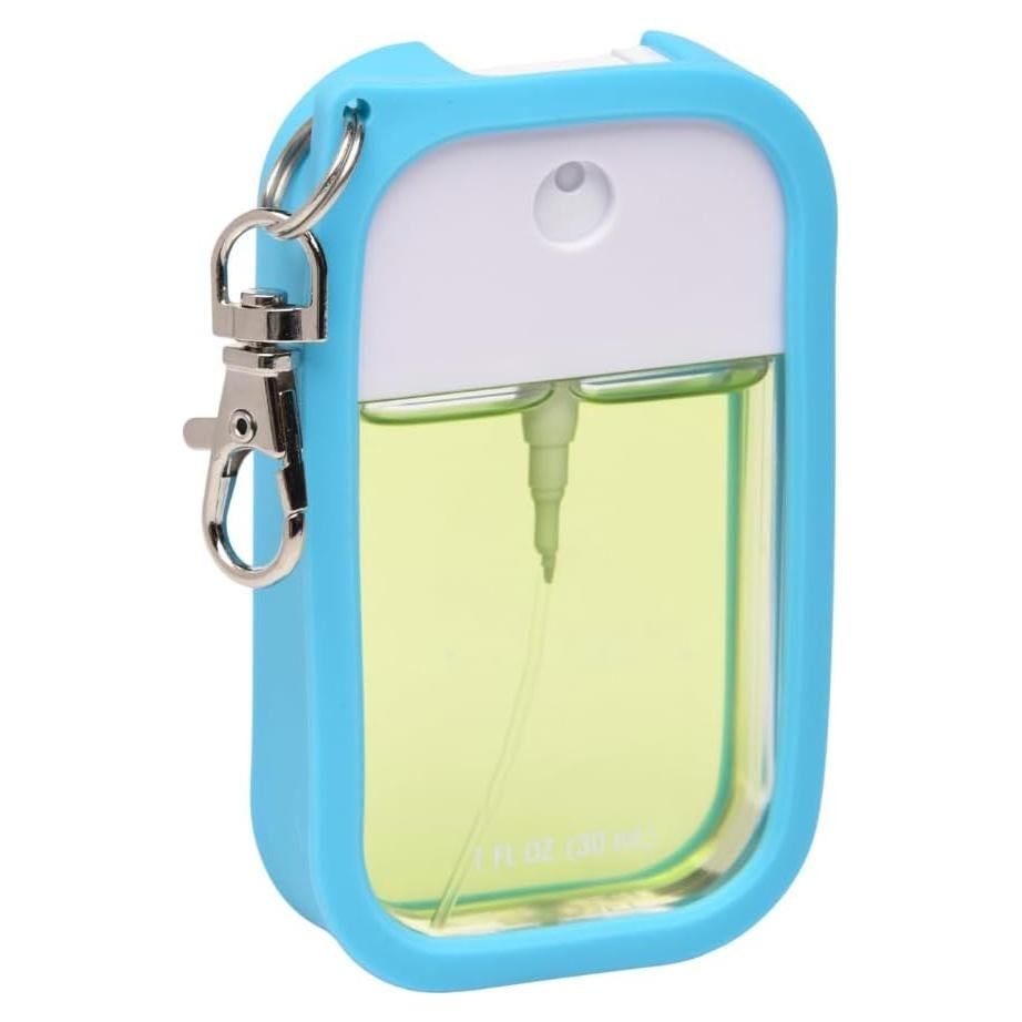 Funda de Silicona para Spray Desinfectante Touchland - Azul Laguna