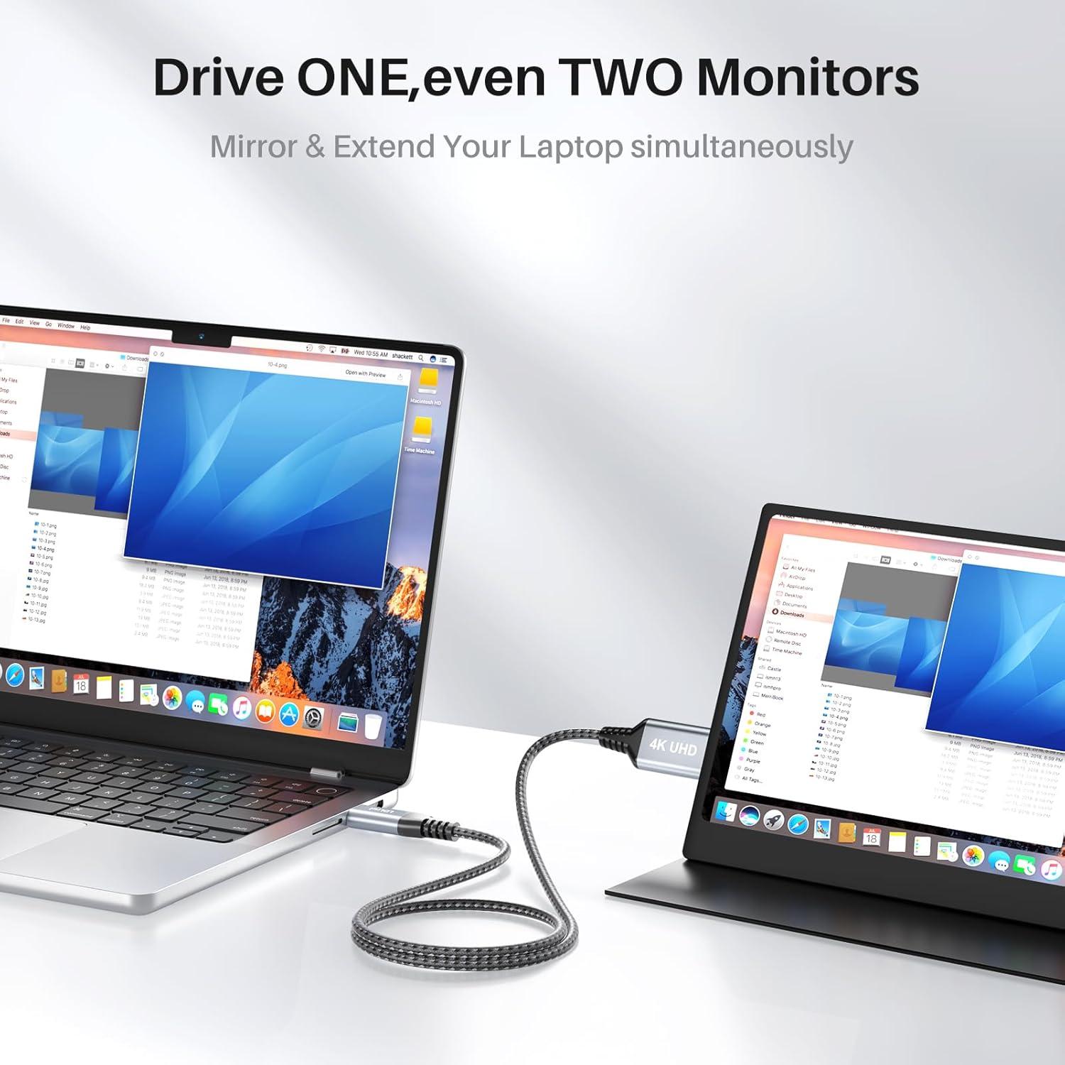 Cable USB C a Mini HDMI LDLrui 1.0M 4K 60Hz Unidireccional