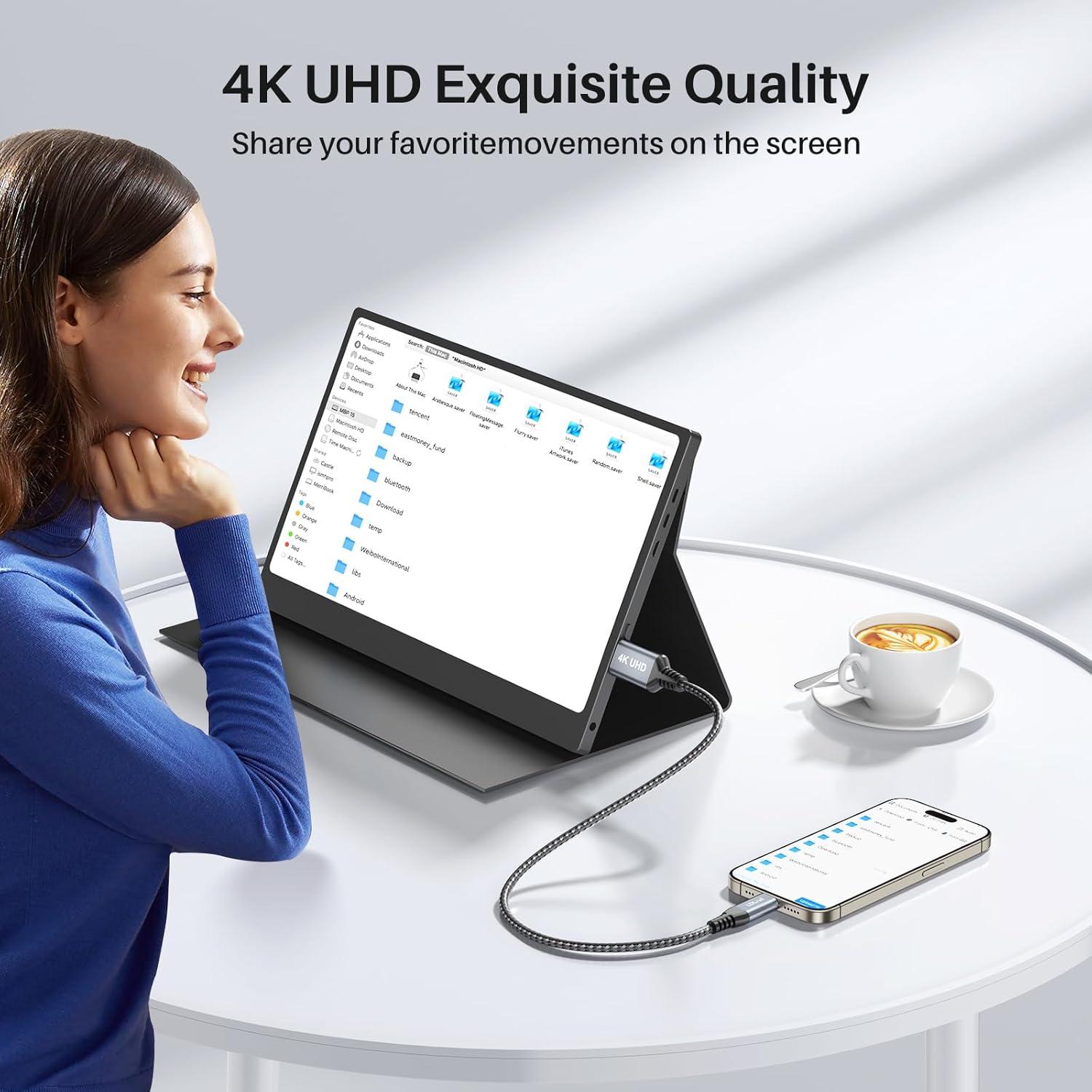 Cable USB C a Mini HDMI LDLrui 1.0M 4K 60Hz Unidireccional