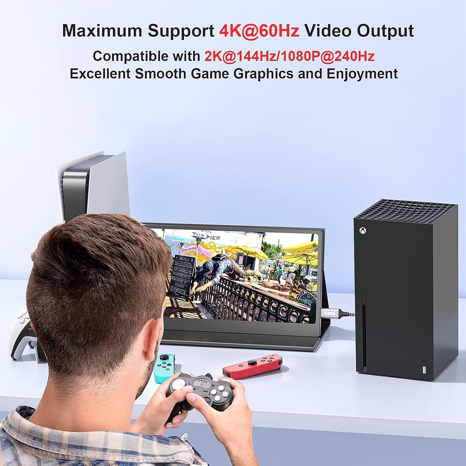 Cable USB C a Mini HDMI LDLrui 1.0M 4K 60Hz Unidireccional