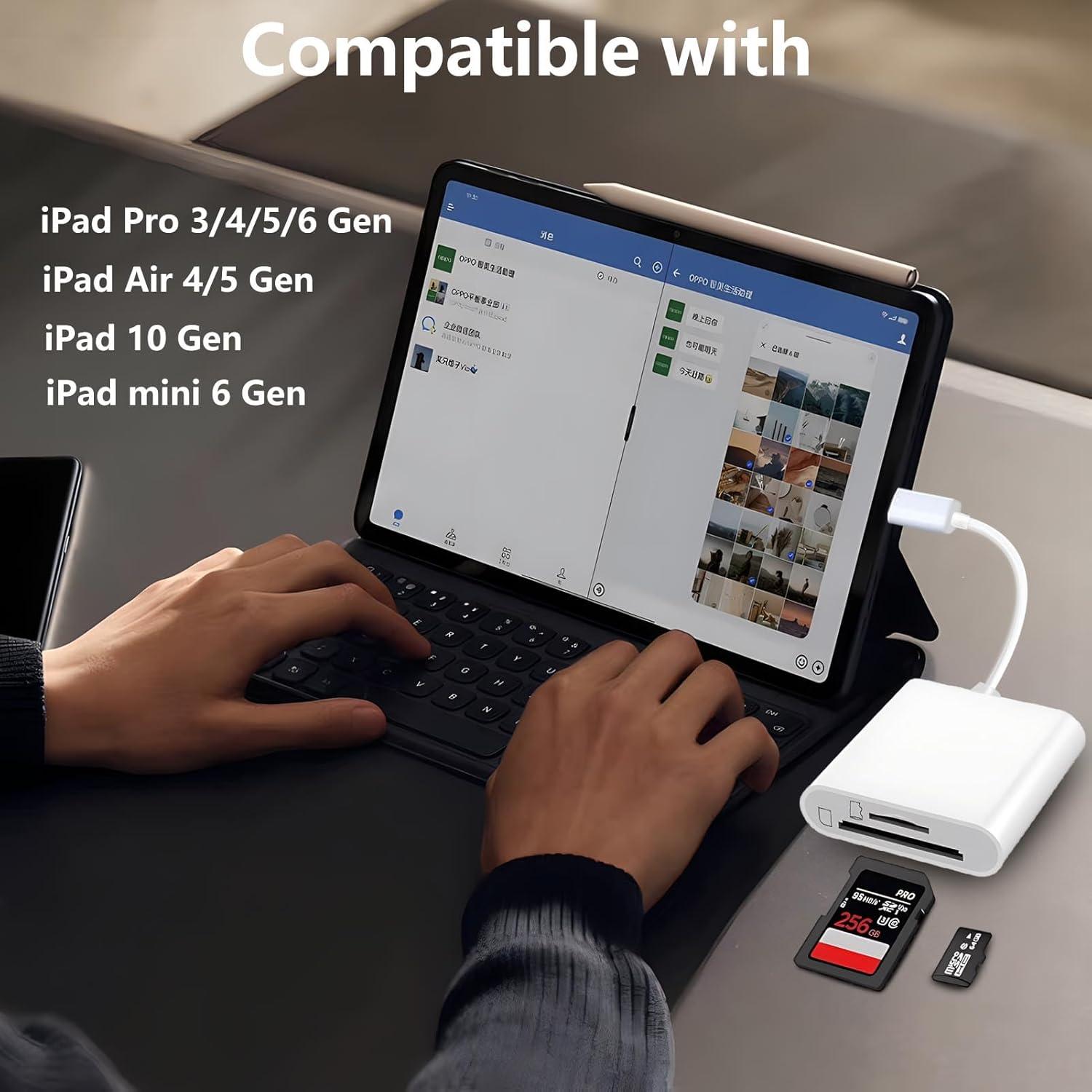 Lector de Tarjetas SD USB C MTIQHS Doble Ranura para iPhone 15/16