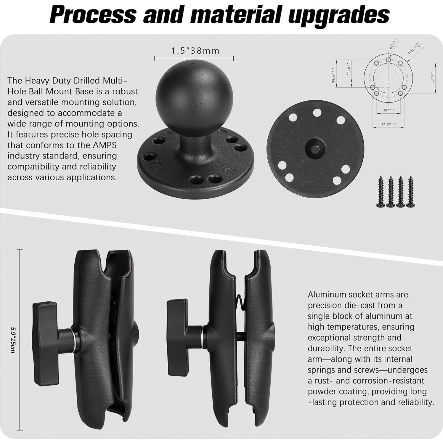 Soporte de Tableta VINmounts para Coche y Camión 7-10.2"