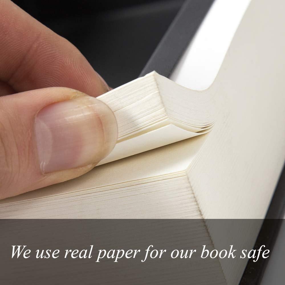 Caja de Libro Falsa KASLVOX Grande con Cerradura de Combinación