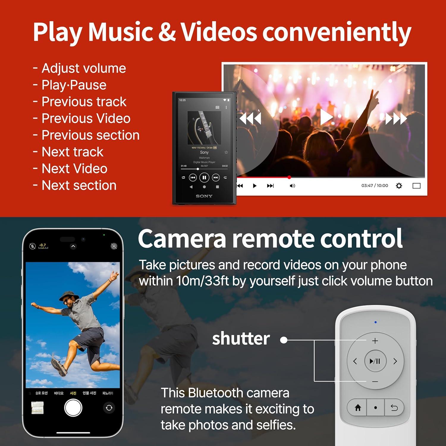 Control Remoto Bluetooth MITER BTR02 para e-Reader y TikTok