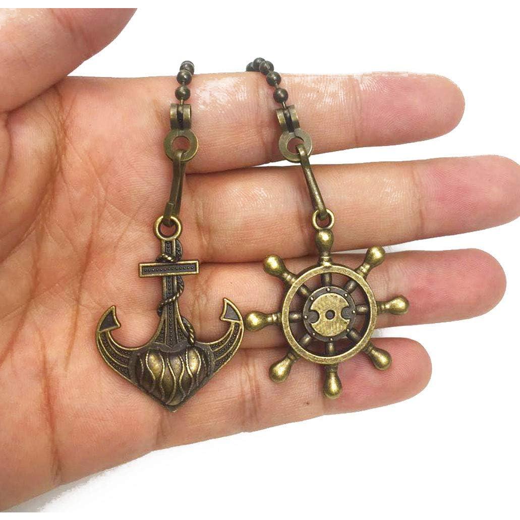 Extensor de cadena de tirón bronce vintage Hyamass - 30 cm, 2 piezas