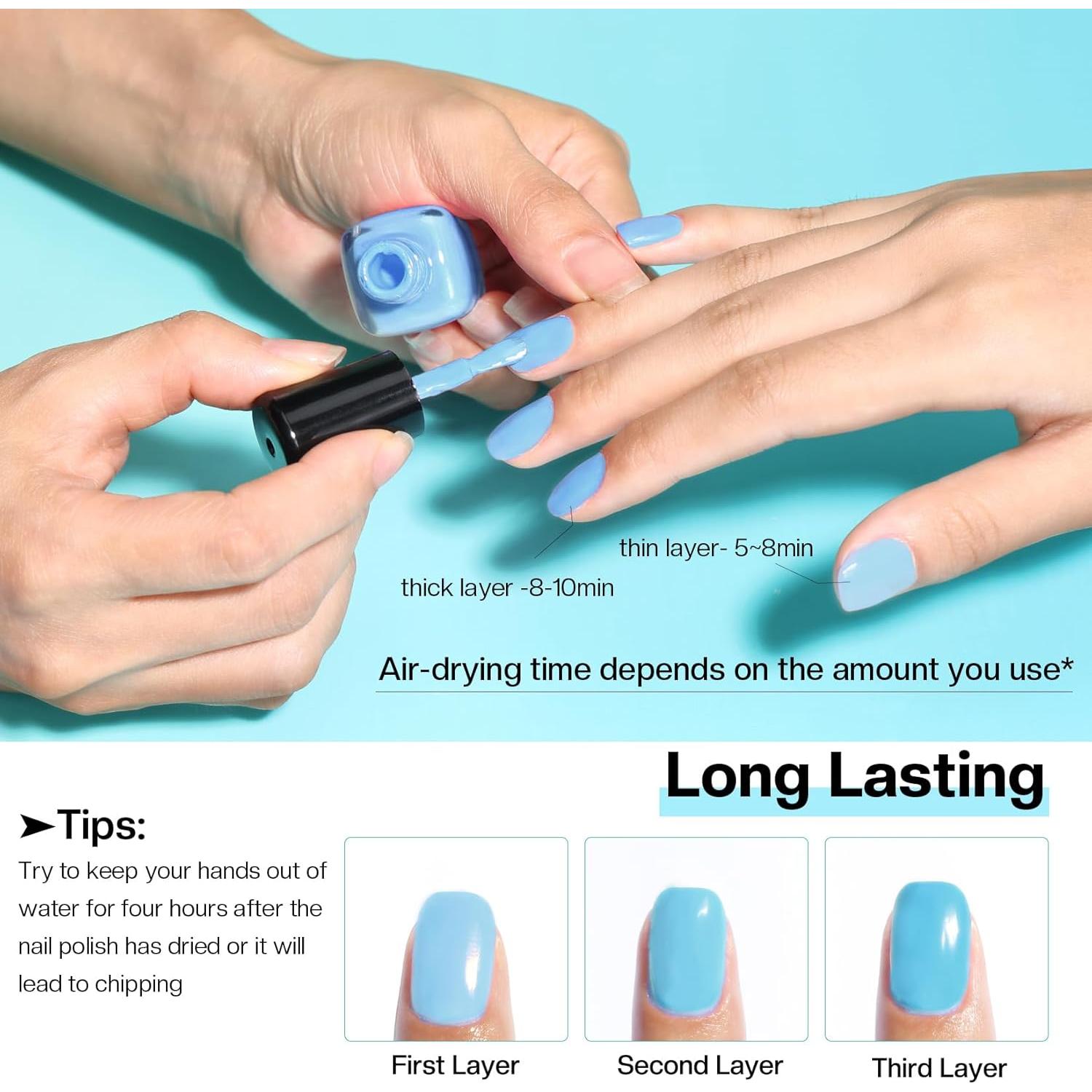 Set de Esmalte de Uñas Morovan 15 Colores Brillantes 0.27oz