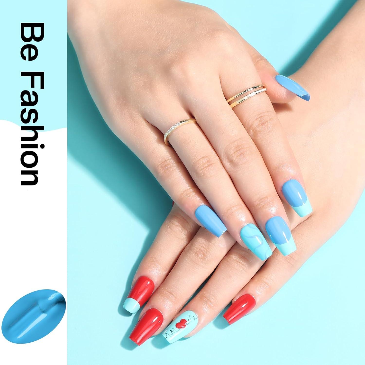 Set de Esmalte de Uñas Morovan 15 Colores Brillantes 0.27oz