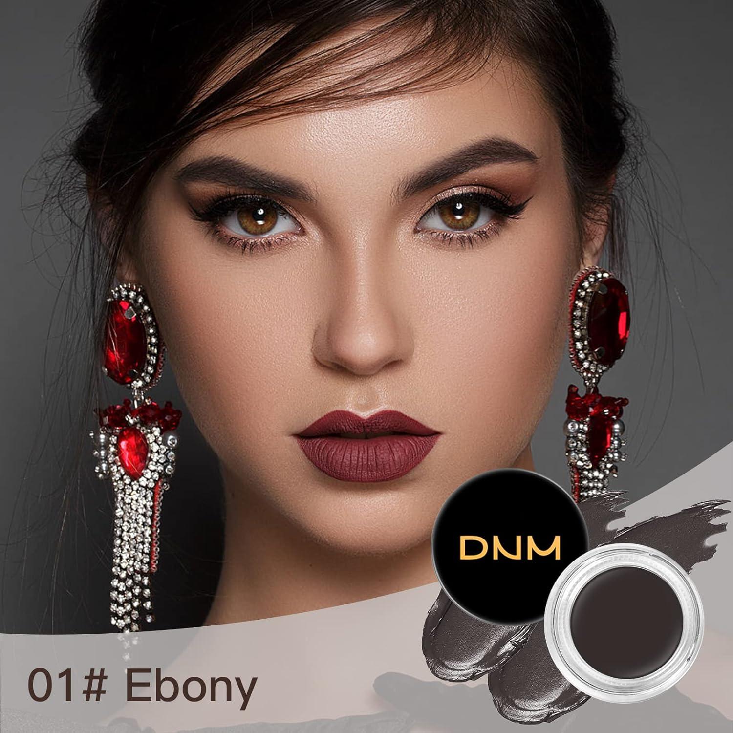 Kit de Pomada para Cejas BEFIVECOK 4g Resistente al Agua Ébano