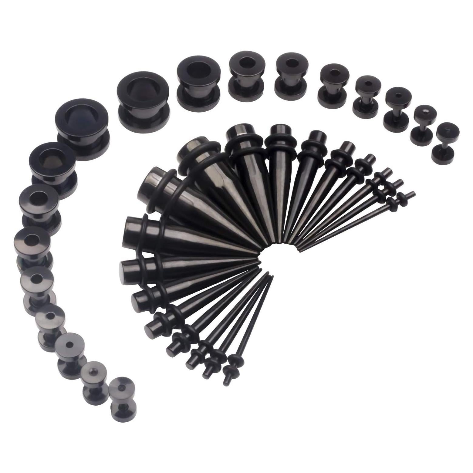 Kit de Estiramiento de Orejas 36 pcs CABBE KALLO Acero Inoxidable