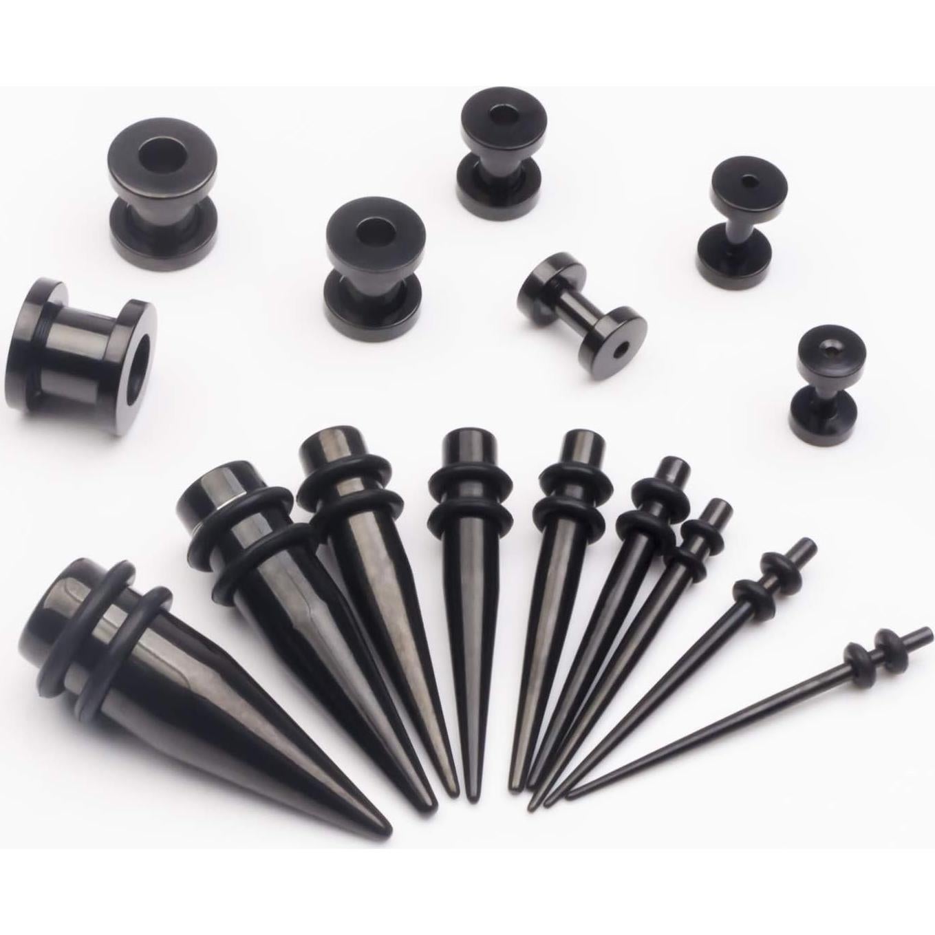 Kit de Estiramiento de Orejas 36 pcs CABBE KALLO Acero Inoxidable