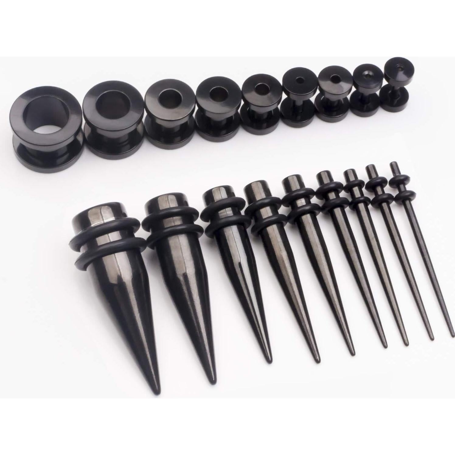 Kit de Estiramiento de Orejas 36 pcs CABBE KALLO Acero Inoxidable