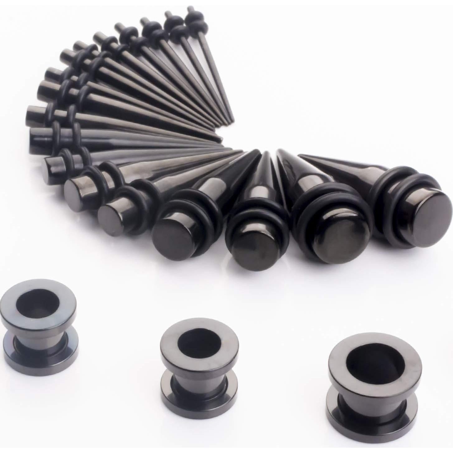 Kit de Estiramiento de Orejas 36 pcs CABBE KALLO Acero Inoxidable