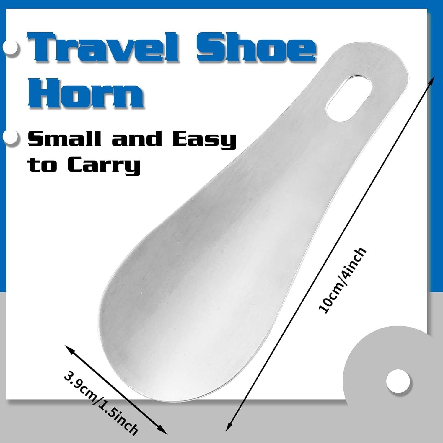 Cuchara para Zapatos Auvotuis Acero Inoxidable 10 cm 2 Pcs