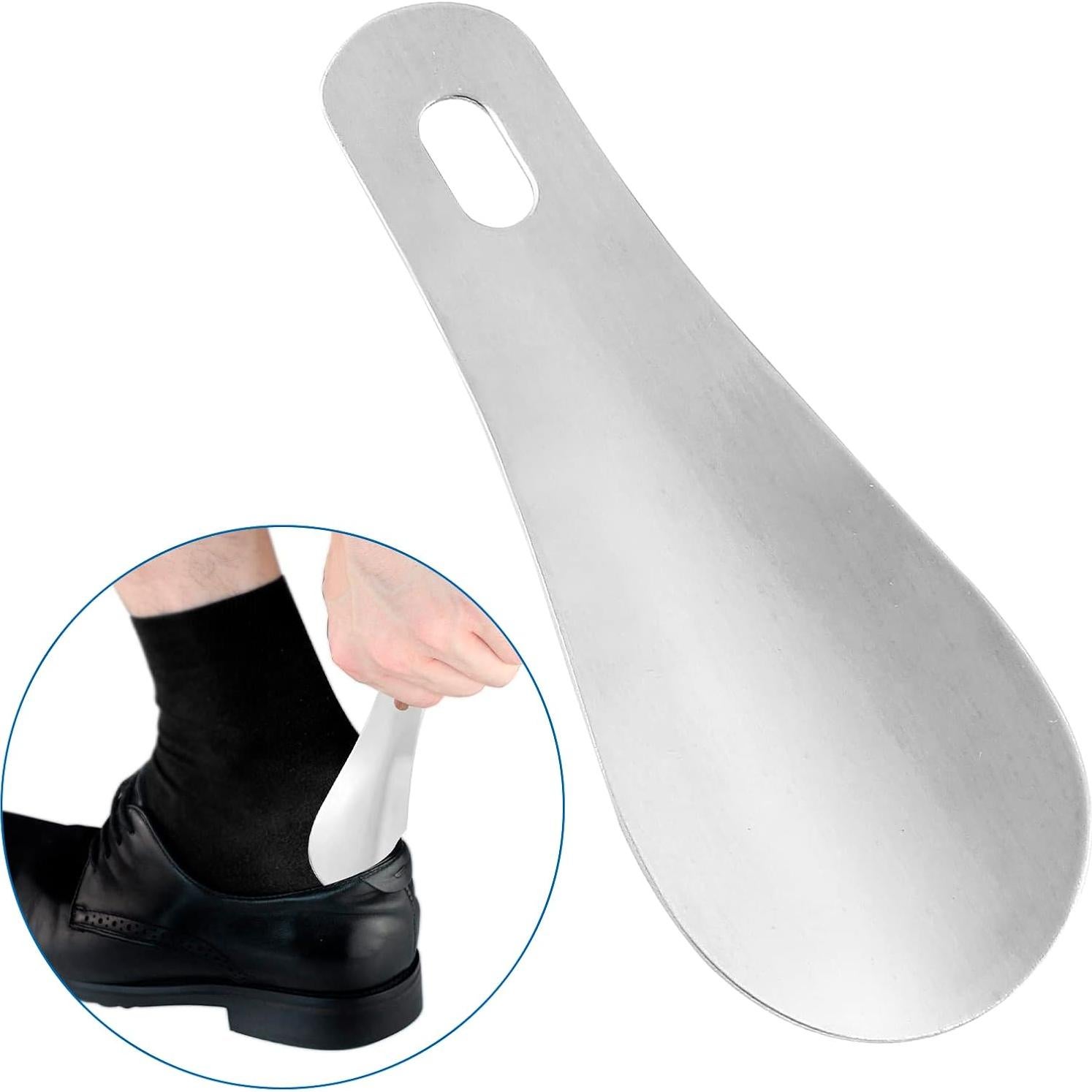 Cuchara para Zapatos Auvotuis Acero Inoxidable 10 cm 2 Pcs