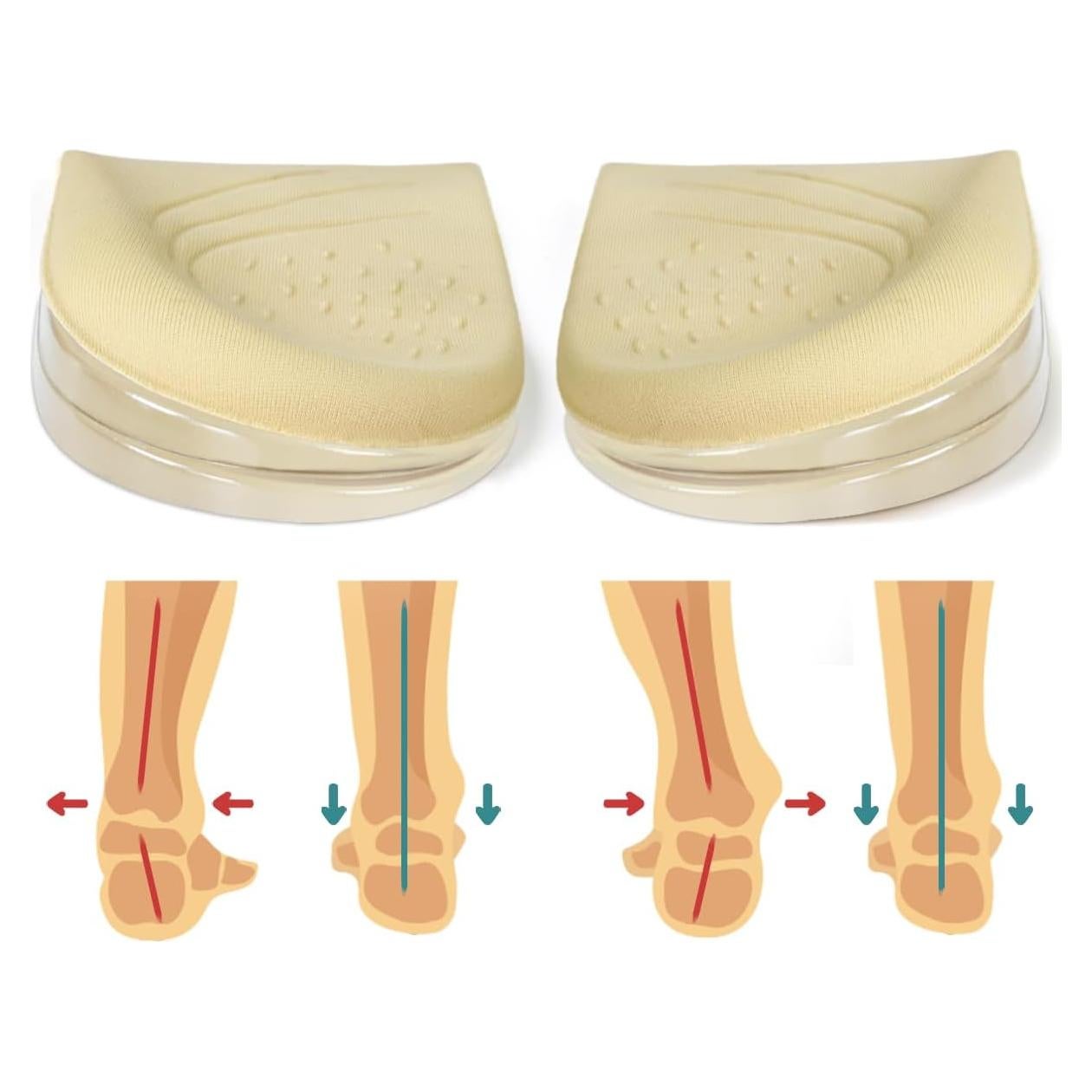 Plantillas Ortopédicas Skyfoot 3 Capas Ajustables Beige S-M