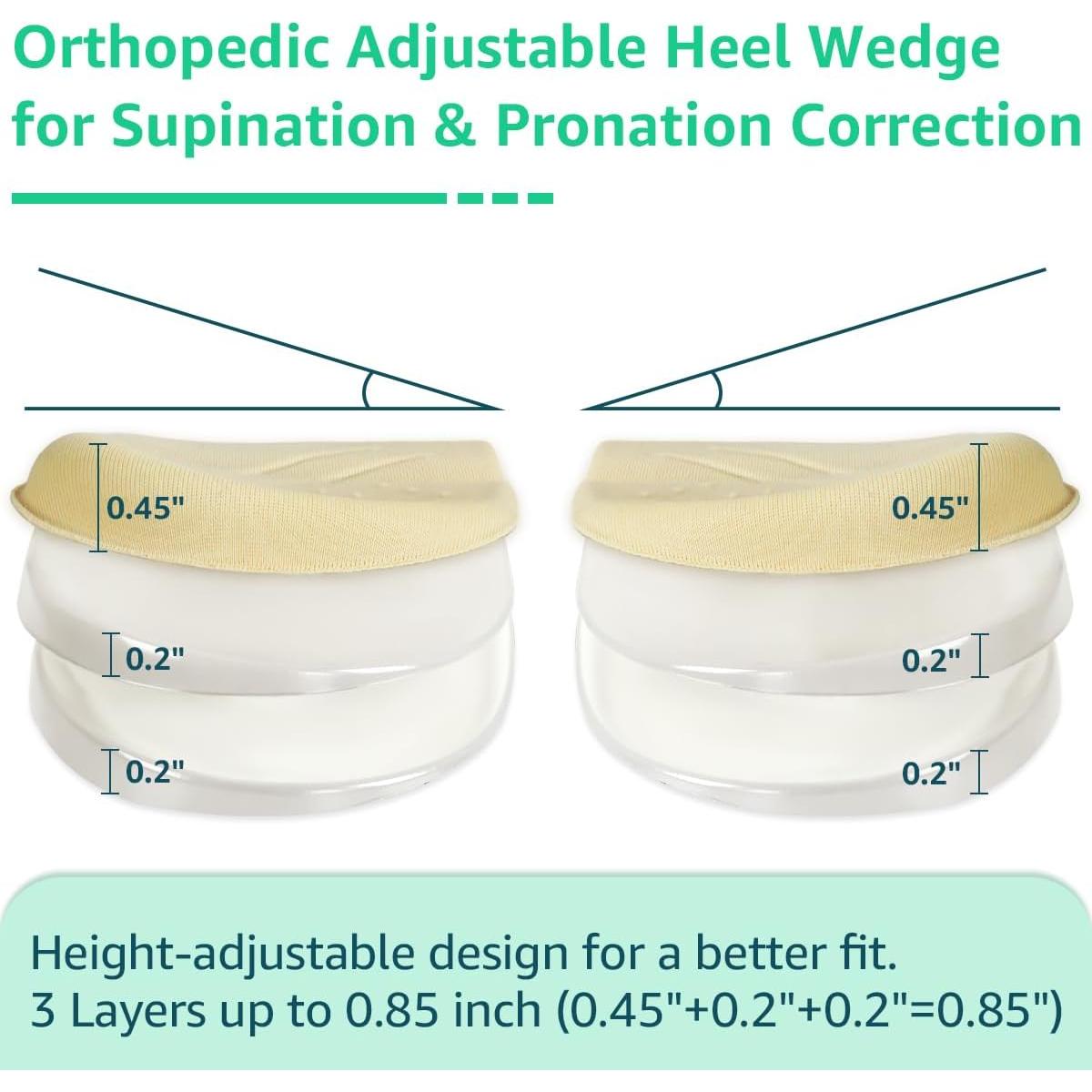 Plantillas Ortopédicas Skyfoot 3 Capas Ajustables Beige S-M