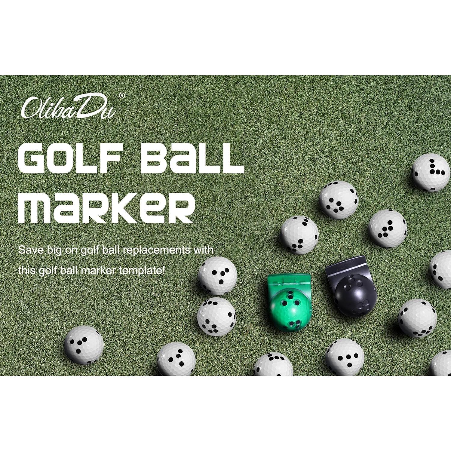 Plantilla Marcador Pelotas Golf OlibaDu M1014 Negro