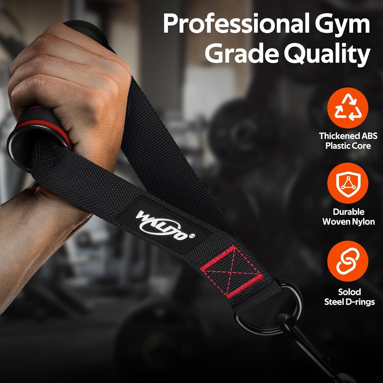 Mangos de Ejercicio WALITO para Máquina de Cable - Soportan 272 kg