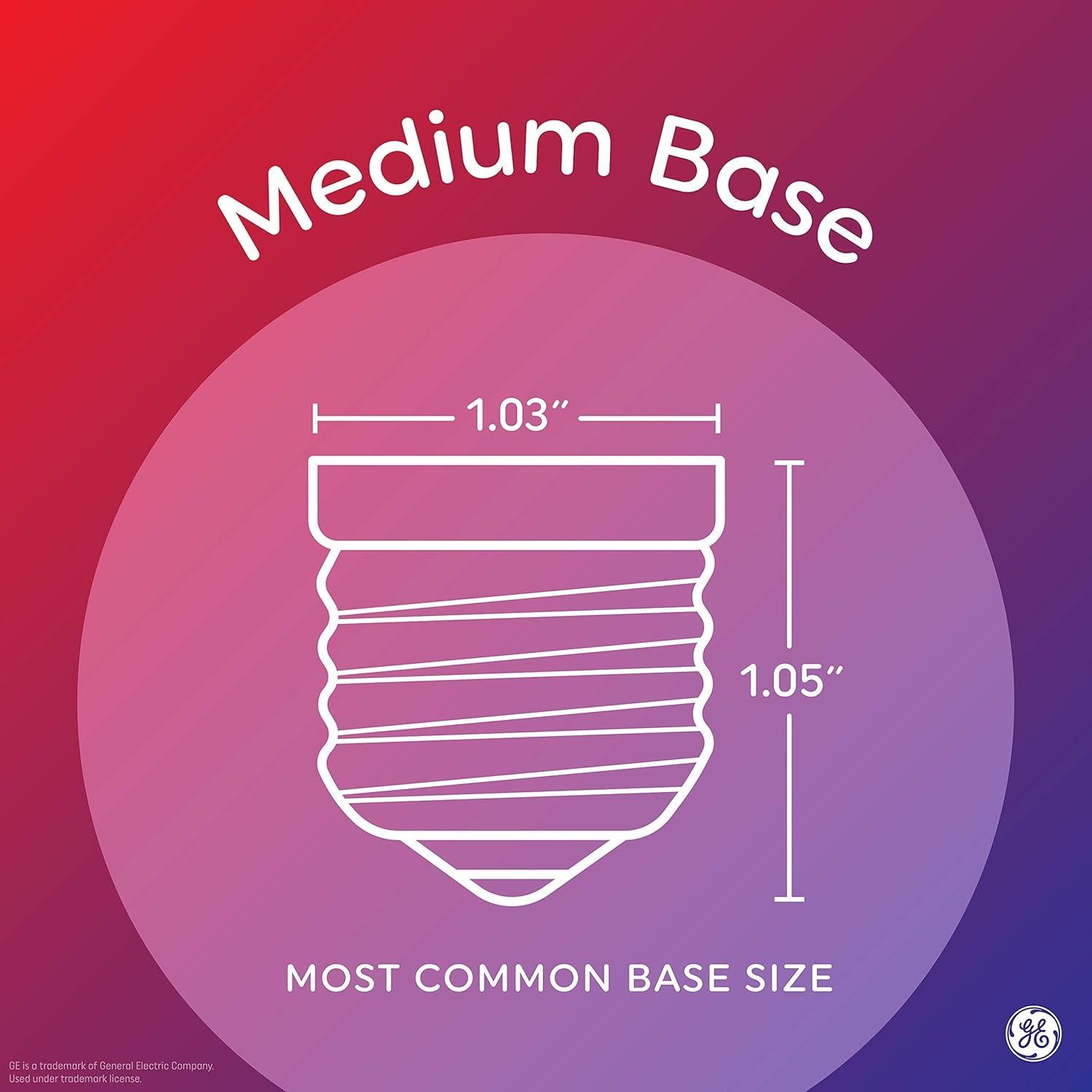 Bombillas LED GE+ A19 con Temporizador 8W Blanco Cálido 4 Pzas