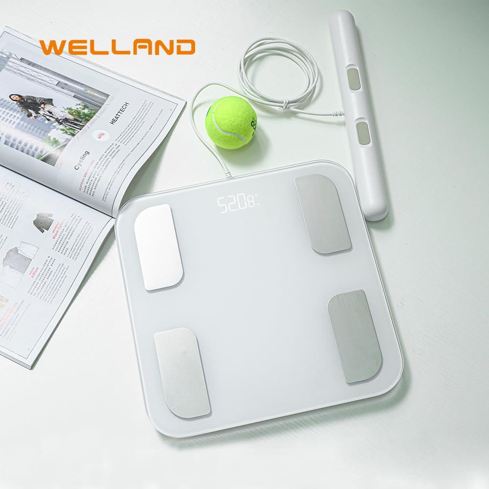 Báscula de Grasa Corporal Inteligente Fitdays FG2001B-A-WHITE