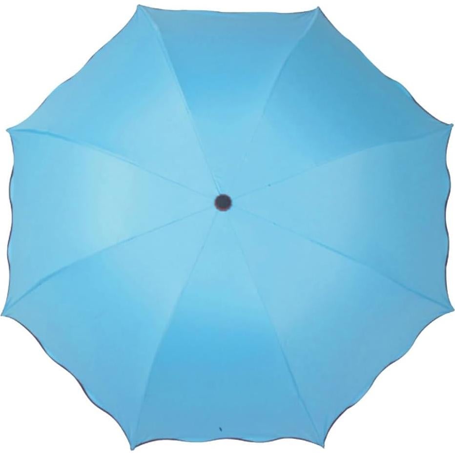 Paraguas compacto plegable ZMGMSMH azul con protección UV