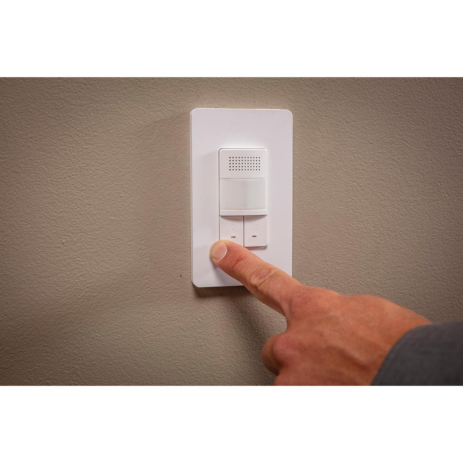 Interruptor de Luz Sensor de Movimiento Square D SQR73101BK 10A Negro