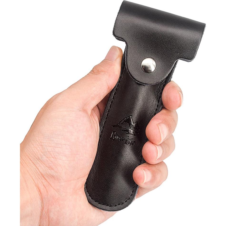 Funda de Viaje de Cuero Genuino River Lake para Afeitadora