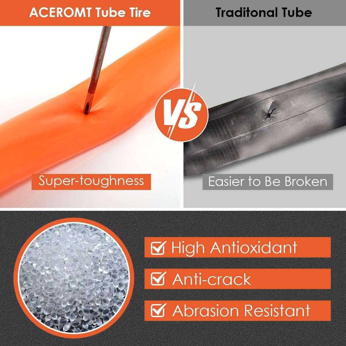 Tubo Interno TPU ACEROMT 700c x 18-32c con Válvulas Presta 45mm