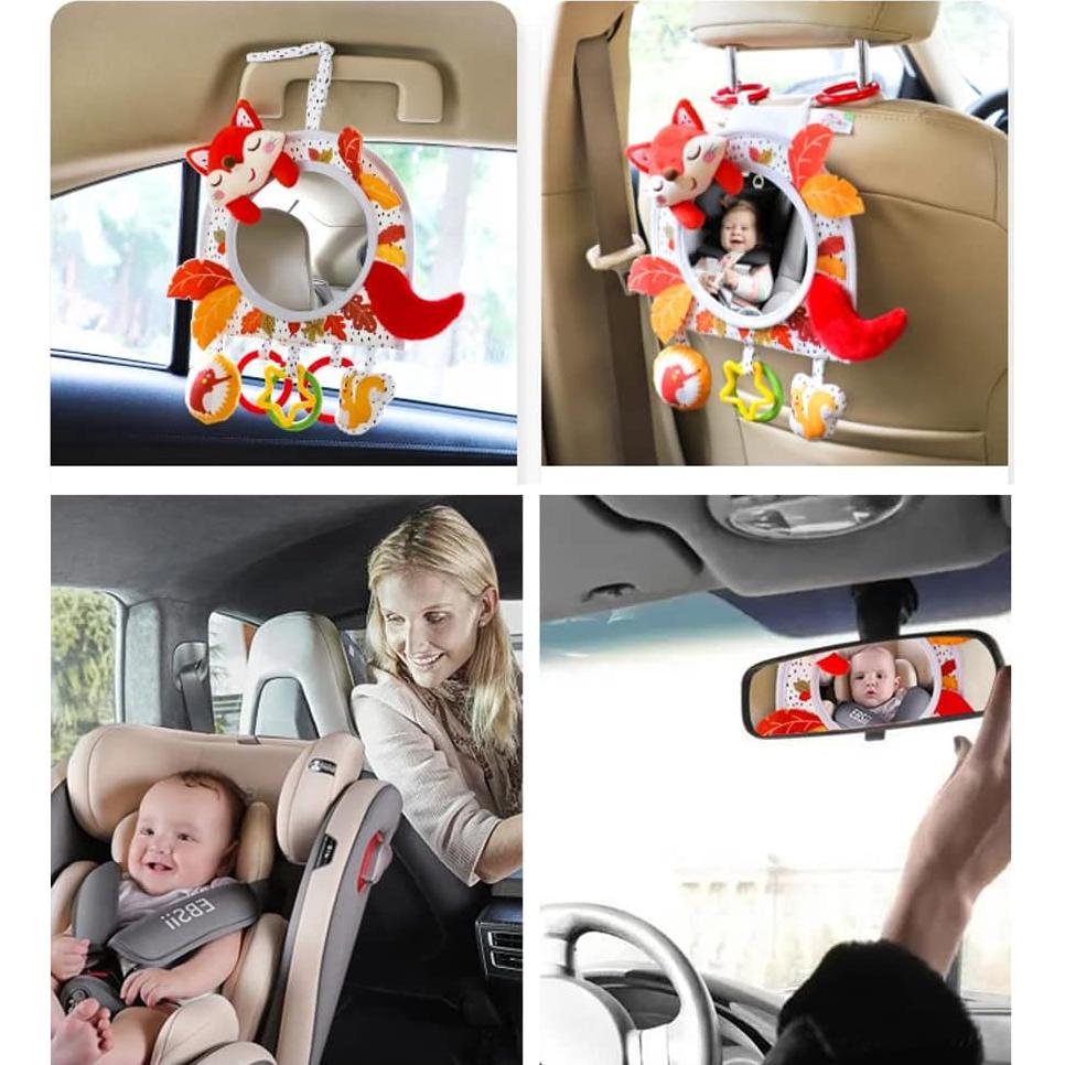 Juguete de Actividad para Bebés Caterbee con Espejo Zorro