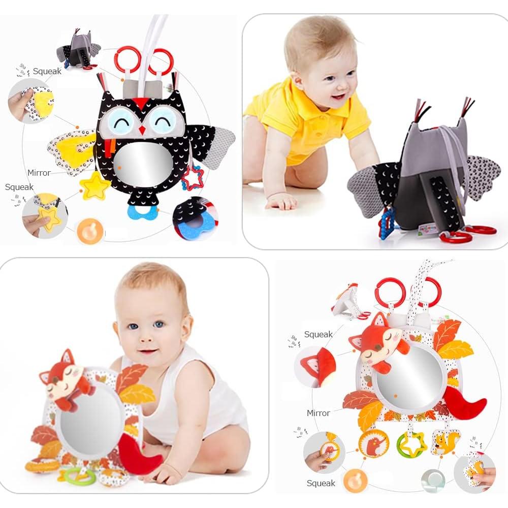 Juguete de Actividad para Bebés Caterbee con Espejo Zorro