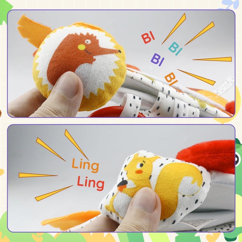 Juguete de Actividad para Bebés Caterbee con Espejo Zorro